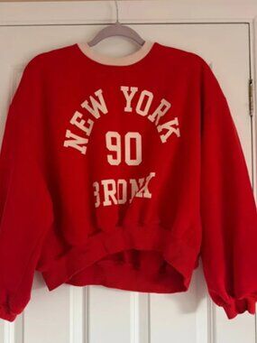 Zara Top Red sweater